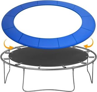 14 ft Trampoline pad Replacement, Trampoline Spring Cover, Thickened EPE Foam Tear-Resistant Waterproof Trampoline Safety Pad, No Holes for Pole