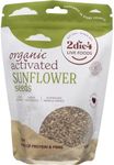 2Die4 Live Foods, Activated Organic Sunflower Seeds, 300g - Long Soaked and Slowly Dehydrated. A Delightful Crunch and a Flavorful Addition to Snacks and Meals.