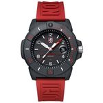 Luminox XS.3615.RF Men's Navy Seal Black Dial Red Strap Watch