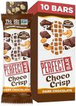 Perfect Bar Choco Crisp, Dark Chocolate Nut Butter Protein Bar, Protein Snack, Gluten Free, Soy Free, Non GMO, No Sugar Alcohols, 1.9 Ounce Bar, 10 Count