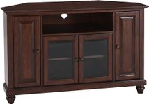 Crosley Furniture Cambridge 48-Inch Corner TV Stand, Vintage Mahogany