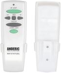 Anderic UC7078T for Hampton Bay Ceiling Fans - Remote Control with Wall Mount only (Receiver not Included) - CHQ7078T, UC7078T, Fan-HD, HD5 (with Up Light Key - RR7078TUDL)