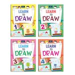 BookFord Learn To Draw Copy Coloring Book For Kids (Set Of 4)- Fun, Educational, Colorful Imagery, Engaging Activities, and Hours of Entertainment Drawing Books For Kids. Suitable For All Ages Groups