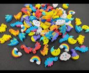 TOYSFAST (50 Pcs) Cartoon Eraser Fancy Eraser for Kids | Birthday Return Gift | Stylish Eraser for Kids | Stationary Set Erasers | Rubber Eraser for Kids | Birthday Gifts (A67)