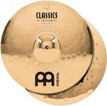 Meinl Cymbals Classics Custom Brilliant Hihat Medium Cymbal 14 inch (Video) for Drum Set (35,56cm) – Pair – B12 Bronze, Brilliant Finish, Made in Germany (CC14MH-B)