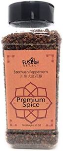 Fusion Select Authentic Szechuan Grade AAA Red Sichuan Peppercorns, Whole Szechuan Peppercorns, Less Seeds, Strong Flavor, Essential for Kung Pao Chicken, Mapo Tofu, 12 oz.