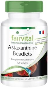 Astaxanthine 45 g par jour - 2 mois - dosage élevé - 120 capsules - microencapsulé dans AstaPure® beadlets