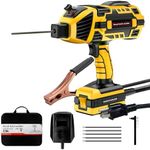 YesRight Handheld Welding Machine 110V 120A Portable Electric Welding Machine, IGBT Inverter Stick Welder with 6 Variable Current Adjustment for 3/32"-1/8" Welding Rod Tool