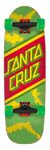 Santa Cruz Skateboards Rasta Tie Dye Street Skate Cruiser Complete Skateboard, 8.79" x 29.05"