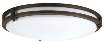 Lithonia Lighting FMSATL 13 14830 BZA M4 Antique Bronze LED Saturn Flushmount