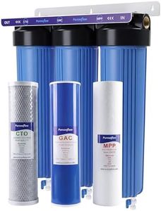 Dual Carbon 3-Stage Whole House Water Filter System