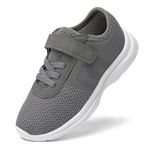 EvinTer Toddler Shoes Little Kid Boys Girls Running Sports Sneakers Dark Gray