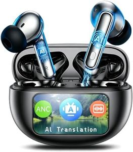 AI Translation Earbuds Real Time, 199+ Language Translator Earbuds with ANC