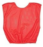 Champion Sports Adult Mesh Practice Scrimmage Vest, Neon Orange (Pack of 12)