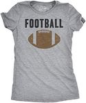 Womens Vintage Football T Shirt Funny Sunday Game Day Tee for Ladies Graphci Funny Womens T Shirts Football T Shirt for Women Funny Vintage T Shirt Women's Light Grey XXL