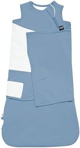 KYTE BABY Unisex Rayon Made from Bamboo Sleep Bag Swaddler for Babies, 1.0 Tog (Slate)