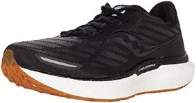 Saucony Men's Triumph 19 Running Shoe, Black/Gum, US 10