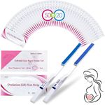 50 ovulation test + 20 pregnancy test, reliable cycle and fertility monitoring, ovulation test strips for fertility, fertility test for women ovulation (50 LH + 20 HCG)