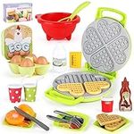 27 Pack Waffle Play Food Toys for T