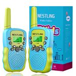 Nestling Toys for 3-12 Year Old Boys Girls, Walkie Talkies for Kids Birthday Gifts 8 Channels Walky Talky Toy with Backlit LCD Flashlight, 3 Miles Range for Outside, Camping, Hiking