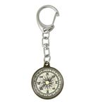 Eidyer Compass with Keychain, Pocket Compass, Orientation Compass, Travel Accessory for Outdoor Camping, Sport Hiking, Navigation, Outdoor Use