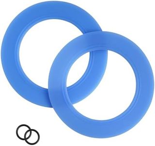 Toilet Flush Valve Seal for Champion 4 7301111-0070A, Flush Valve Seal Compatible with American Standard Toilet Parts & Eljer Titan 4, Silicone Ring Seal Replacements with O-Ring, Blue-2 Pack