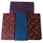 KITEX Lungi- 100% Cotton Men's Printed Casual Style Medium Unstitched Lungi Combo(Mude) - Pack Of Four - Print Are Assorted - Blue,Violet, Brown & Red Colour Lungies