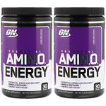 Optimum Nutrition Essential Amino Energy, Pack of Two 30 Servings (Concord Grape 2 x 30 servings)