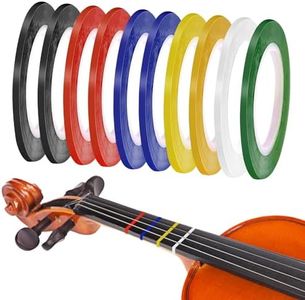 10 rolls Violin Fingering Tape,Violin Finger Guide Stickers,216 ft Cello Tape Violin Fingering Tape for Beginners Fretboard Note Positions Orchestral Instruments Colorful Fingering Tape Guide,7 Colors