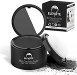 ELEVATE Hair Line Powder Instantly Conceal Hair Loss for Thinning Areas - Shadow Makeup - Root Cover Touch Up with Puff Touch - Instant Gray Coverage for Men and Women (Black)