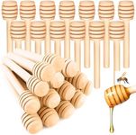 40 Pcs Honey Dipper Sticks - Wooden Honey Dipper- 3 Inch Mini Wooden Honeycomb Sticks, Honey Stirrer Stick For Honey Jar Dispense Drizzle Honey and Wedding Party Favors Gift