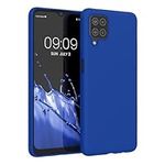 kwmobile Case Compatible with Samsung Galaxy A12 Case - Soft Slim Protective TPU Silicone Cover - Baltic Blue