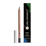 COLOR CHEMISTRY Kajal, Raven Kj01, 1.14 G | Certified Organic Natural Chemical-Free Kajal/Kohl For Sensitive & Watery Eyes, Vitamin E For 0+ Years | From The House Of Juicy Chemistry, Pencil