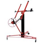 vidaXL Plasterboard and Drywall Board Lifter, Drywall Hoist Plaster Board Lifter Jack Tool 68kg Lifting CapacityFoldable Frame Commercial DIY T-Mech