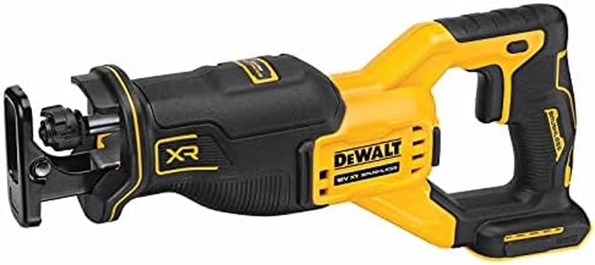 DEWALT DCS382NT-XJ - Sierra sable 18V XR, Motor sin escobillas, Compacta, Capacidad máxima de corte de 300 mm, Alta velocidad de corte, Luz LED, Incluye caja TSTAK, No incluye batería ni cargador