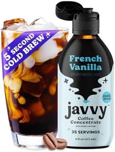 Javy Coffee Concentrate - Cold Brew Coffee, Perfect for Instant Iced Coffee, Cold Brewed Coffee and Hot Coffee, 35 Servings - French Vanilla