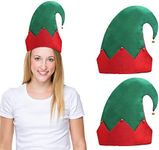 BELLE VOUS 3 Pack Christmas Elf Hat