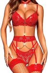 RSLOVE Lingerie Sets for Women 3 Pi