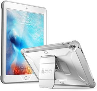 SUPCASE for iPad 9.7 Inch Case 6th/5th Generation (Unicorn Beetle Pro), [Built-in Screen Protector & Stand] Heavy Duty Full Body Shockproof Rugged Protective Case for iPad 9.7" 2018/2017, White