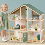 Tiny Land Wooden Dollhouse for Girl