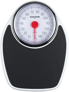 Salter Doctor Style Mechanical Bathroom Scale 150kg – Classic Analog Bodyweight Scale with Easy Read Dial, Retro Bathroom Scale, No Batteries Required
