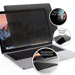 Homy Privacy Screen Protector for MacBook Air Retina 13 inch 2018-2021, Pro 13 2016-2021. Bonus: Keyboard Cover. Easy On-Off Filter A1932 A2179 A1706 A1989 A2159 A2251 A2289 A2238 Touch Bar, A1708.