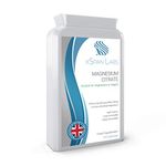 Magnesium Citrate 500mg 120 Capsules - Providing 150mg of Active Elemental Magnesium - High Potency - Easily Absorbable - Highly Bioavailable - UK Manufactured