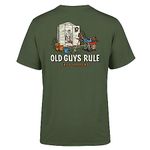 OLD GUYS RULE Shed Happens III T-Shirt (Military Green) Large