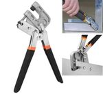 Metal Stud Crimper Pliers, 270mm Stud Crimper Drywall Tools, Handheld Alloy Steel Punch Wall Fastening Tool, for Most Gypsum Board Work Decoration Projects