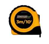 Johnson Level & Tool 1828-0010 Metric/Inch Power Tape, 3m/10', Black/Yellow, 1 Tape