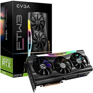 EVGA GeForce RTX 3070 FTW3 Ultra Gaming, 08G-P5-3767-KL, 8GB GDDR6, iCX3 Technology, ARGB LED, Metal Backplate, LHR