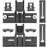 Upgraded W10546503 Upper Rack Adjuster & W10195840 Dishwasher Top Rack Adjuster & W10195839 Rack Adjuster & W10250160 Arm Clip-Lock (8pcs) Replacement…