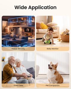 ZOSI 2K Indoor Security Camera – HD WiFi Surveillance