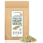 1KG Raw Organic Shelled/Hulled Hemp Seeds Hearts Healthy Vegan Snack Rich in Plant-Based Protein, Omega 3&6, Amino Acids & Minerals, Gluten-Free Superfood, in Eco-Friendly Resealable Pouch, Premium Q